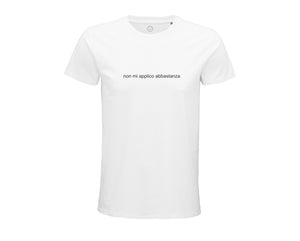 Non mi applico abbastanza | T-shirt Bianca